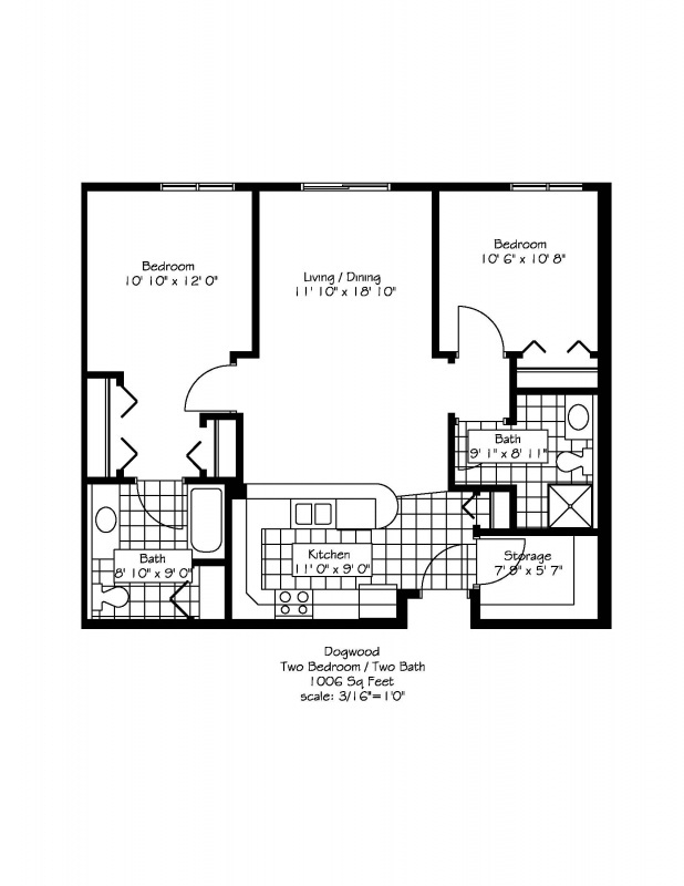 Floor plan for Dogwood