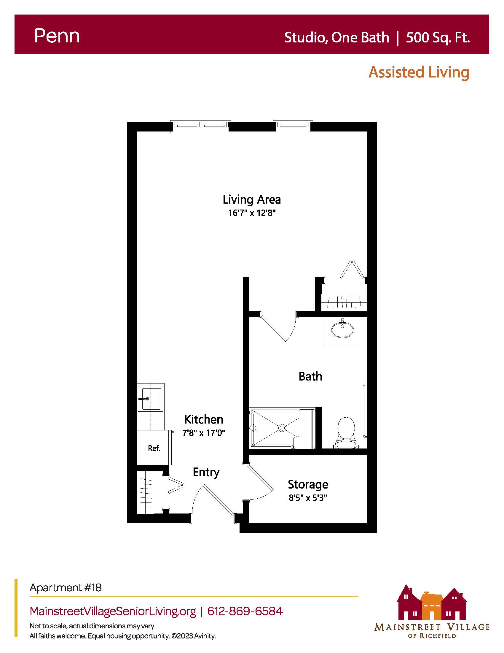 Floor plan for Penn